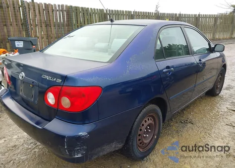 2006 Toyota Corolla Le from USA, damaged, VIN JTDBR32EX60085575